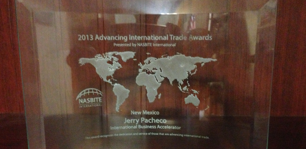 IBA Awarded NASBITE International’s 2013 Advancing International Trade Award